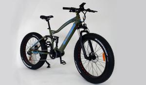 Full Suspension Electric Fat BIke Mid Drive Motor