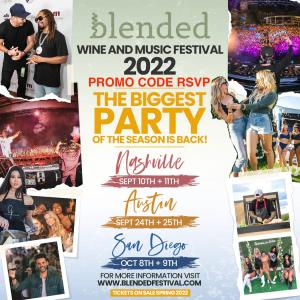 Blended Festival san diego promo code 2022