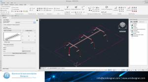 3D Cable Trays in E&I Designer