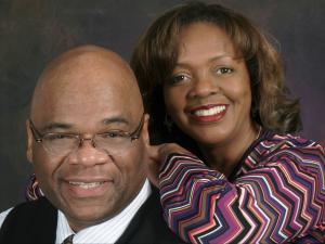 Elder Hillman and his wife Tish