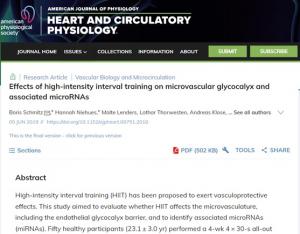 Heart & Circulatory Physiology Microvascular Glycocalyx & associated microRNAs