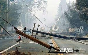 The incidence of accidents and failures in overhead lines is much greater than in underground cable lines, by a factor of about 10.