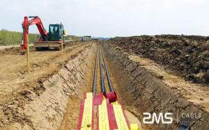 RTE France accomplished a goal in 1998 to lay a quarter of the year's new high voltage lines from 63kV-150kV underground.