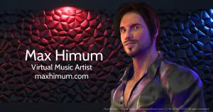 Max Himum, Virtual Music Artist, Artiste musical virtuel, Métavers, Metaverse, Smartinique, Smartinique Metaverse, Futurays, @maxhimum_jhartist, @maxhimum_jh, maxhimum.com