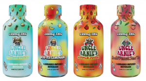 Uncle Arnies 8 ounce THC beverages