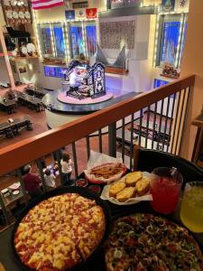 meal deal of pizza, appetizer and soda