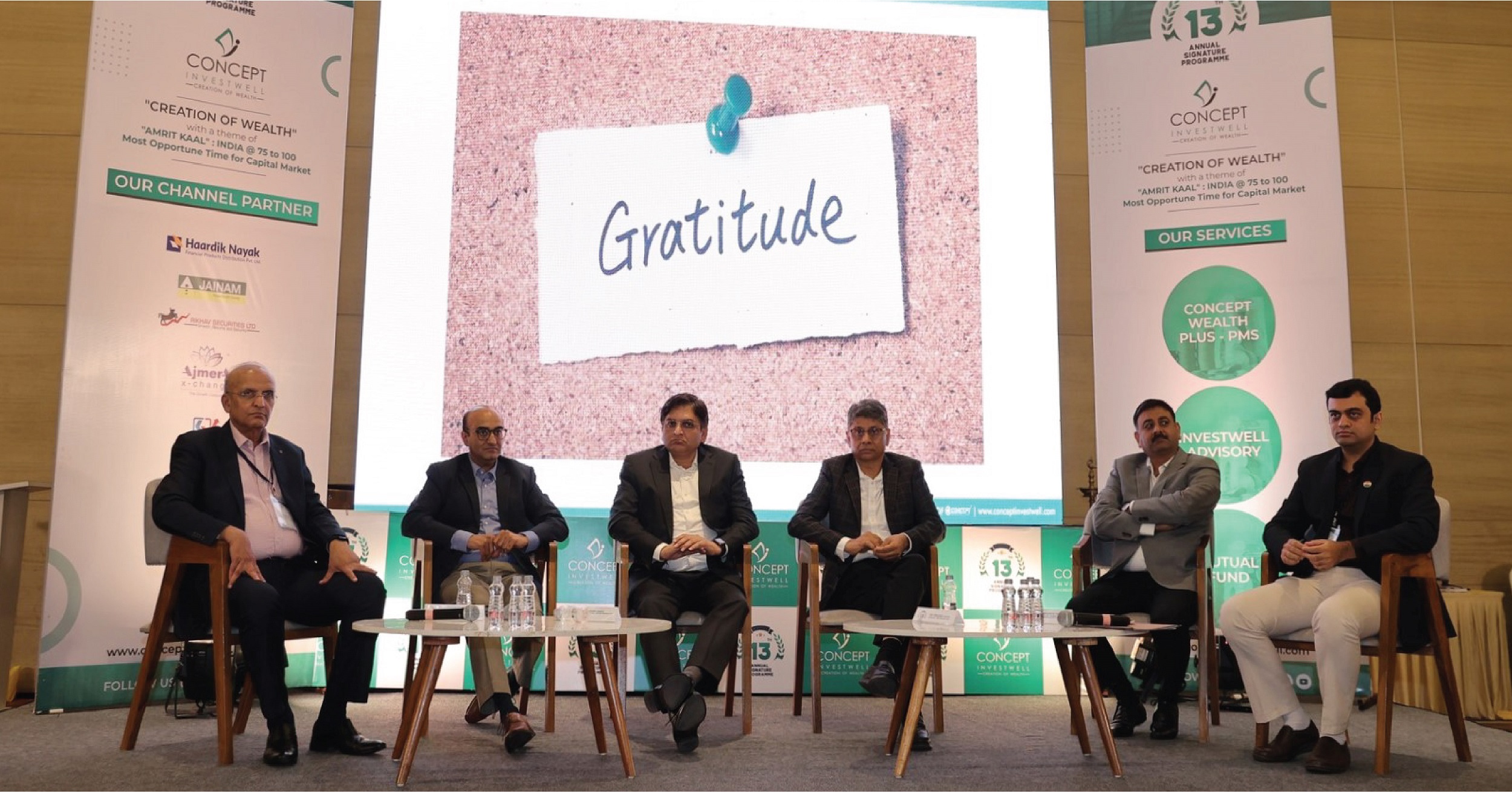 Concept Investwell organized 13th Annual Signature Programme on Creation of Wealth for Investors in Surat