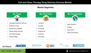Global Cell and Gene Therapy Drug Delivery Devices Market segment