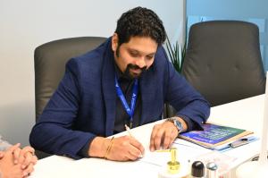 Robin Philip of A&A signs MoU with Bon Conseil