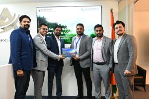 A&A poses for a photo with Bon Conseil