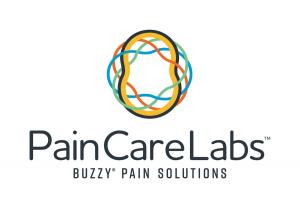 Image of Pain Care Labs Logo with tagline "Buzzy Pain Solutions"