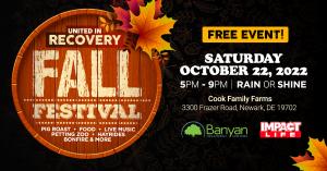 United in Recovery: Fall Festival event details listed here.
