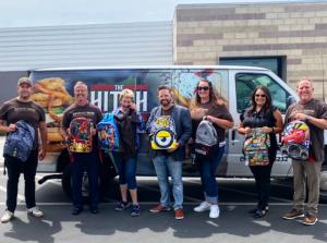 Hitch Burger and Project Boon Deliver Backpacks to Bonita Unified School District in San Dimas