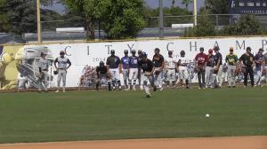 Jacob Rosenfeld (El Camino Real Charter HS '23) participates in the L.A. City Section Showcase.