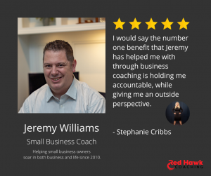 Red Hawk Coaching Testimonial | Stephanie Cribbs Keller Williams Realty The Woodlands and Magnolia
