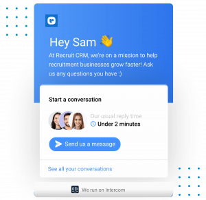 Recruit CRM Customer Success