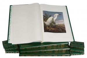 The Birds of America four-volume set by John James Audubon (1785-1851), plus other volumes (11 pieces total), a limited-edition full-size facsimile published in 1985 (est. $10,000-$20,000).