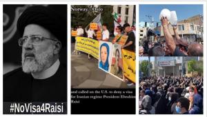 In Oslo, the demonstrators condemned Raisi and the mullahs’ regime for human rights violations and genocide. They also voiced support for their fellow Iranians inside Iran who are suffering from water shortages and have been protesting in the streets recently.