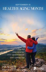 September is Healthy Aging Month poster