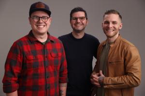 Soundstripe Co-Founders Micah Sannan, Travis Terrell, and Trevor Hinesley