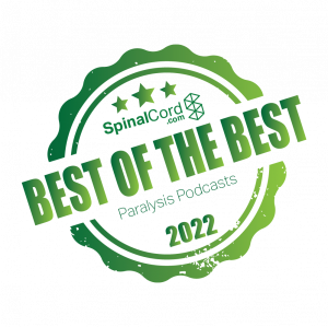 Best of the Best Paralysis Podcast Badge