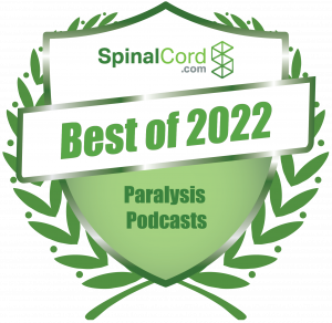 Best of the Best Paralysis Podcast Badge
