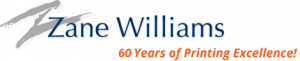 Zane Williams: Large Format Marketing & Display Graphics Logo