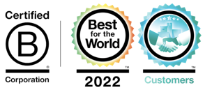 Logos for Best for the World 2022 B Corop