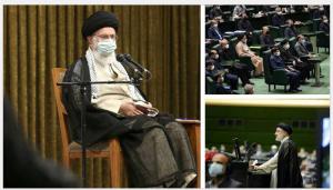 Ali Khamenei held a session the next day meeting with Raisi and his cabinet, and placed his full support behind Raisi, expressing his gratitude for the “government” and going on to say: "that this government is returning hope and trust to the people!”