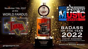 2022 American Badass Award at the Texas Country Music Awards