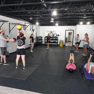 A HIIT session at Chattanooga Fitness Club