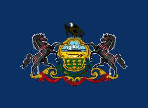 State of Pennsylvania flag in Anthem Pleasant's Toothbrush Pillow Press Release