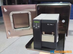 NEMA 4X Printer Enclosure for Zebra Printers by ITSENCLOSURES
