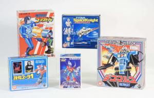 Lot 122 is an exceptional group of late series Takara Microman (est. $500-$800).