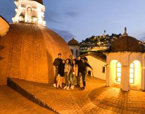 Quito Church rooftop