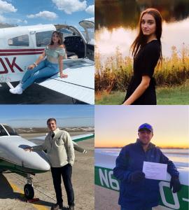 GlobalAir.com Calvin L. Carrithers Aviation Scholarship 2022-23 recipients