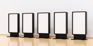 Standing Interactive Kiosk Market