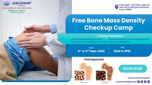 Free BMD (Bone Mass Density Test) Camp by CORE CONCEPT Advanced Spine & Joint Rehab Centre, Pune