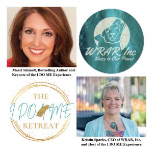 Marci Shimoff, #1 Best Selling Author and Keynote of the I DO ME Experience and Kristin Sparks, CEO of WRAR, Inc. - Host and Producer of the I DO ME Experience.