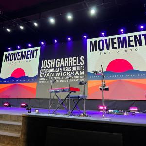 stage backdrop for church revival
