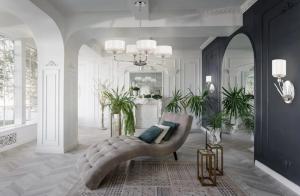 In the same way that a beautiful piece of jewelry defines a fashionable look, lighting transforms a room from simple to stunning. Robin Baron's lighting designs for Minka Group make that statement - by punctuating the space, elevating the design and givin