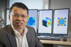 Developer, Dr. Wenbin Yu, running SwiftComp