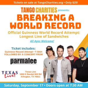 Thousands Set to Break Guinness World Record in Texas to Raise Awareness for Childhood Hunger with Country Band Parmalee