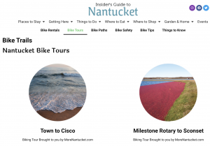 Bike Tours on Nantucket