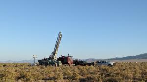 Drill rig at Kelly Creek