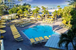 Sirata Beach Resort features three pools and 725 feet of beach front along St. Pete Beach, Florida