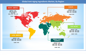 Global Anti-Aging Ingredients Market by Region