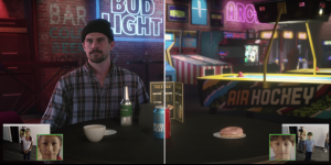 using AI to replace advertising in a live shot based on the computer's assessment of viewers age.