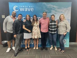 Diana Sanchez and Luis Rabelo of Silicon Valley Bank Visit Tampa Bay Wave's Venture Center