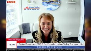 Celine Dauphney, CEO & Co-Founder of Urban Valley Transport Ltd, A DotCom Magazine Exclusive Interview